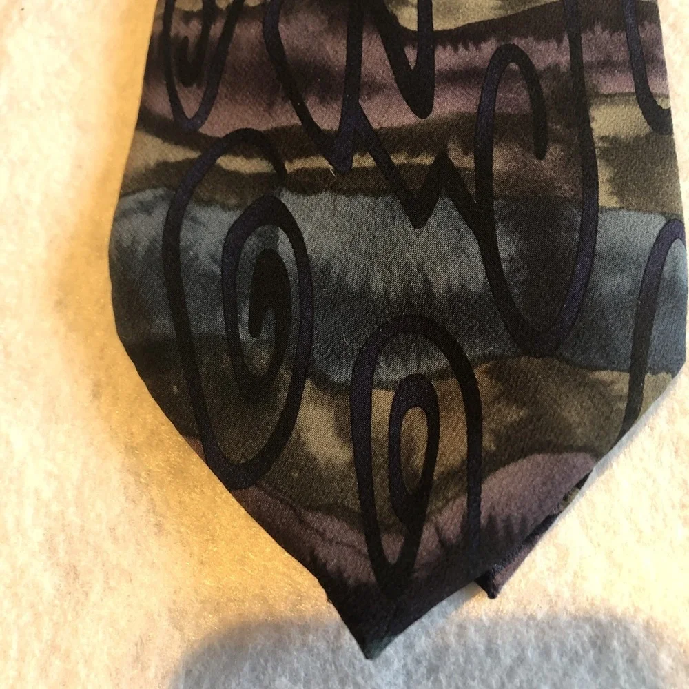 Grateful Dead Tie Electric 2 Sixth Set 100% Silk‎ multicolored Jerry Garcia